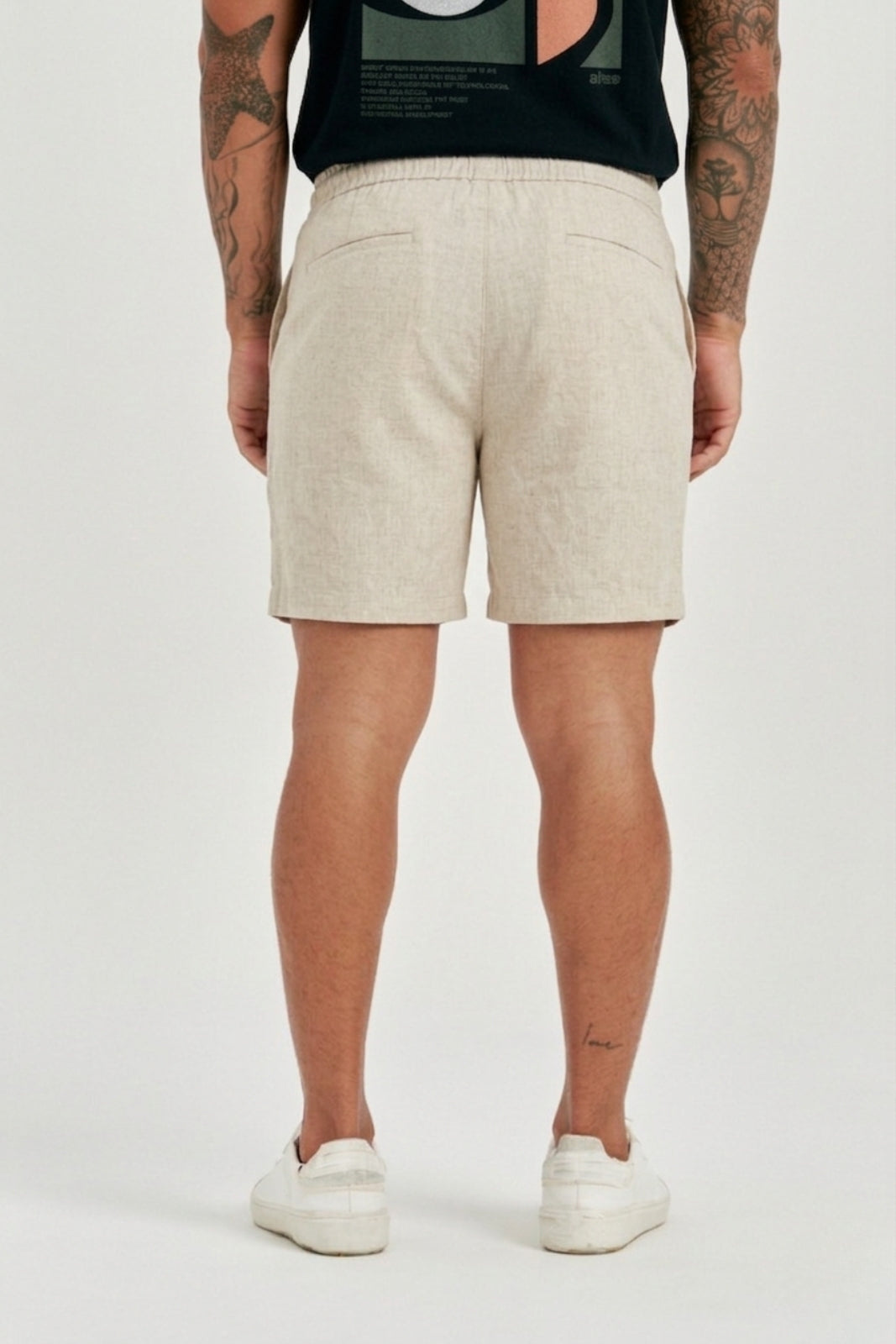 Short de Linho Caraíva - Natural