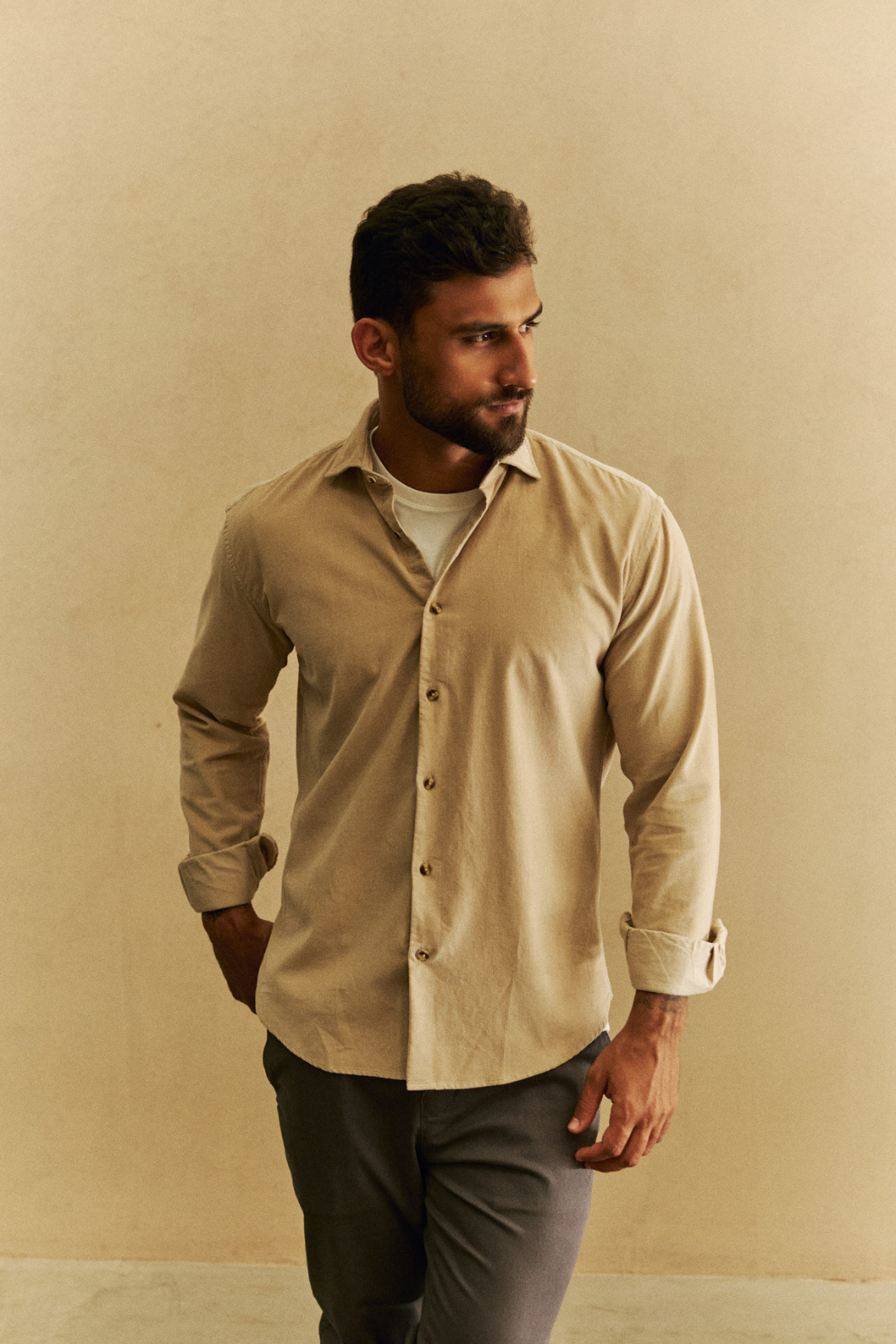 Camisa Soft Duna - Bege