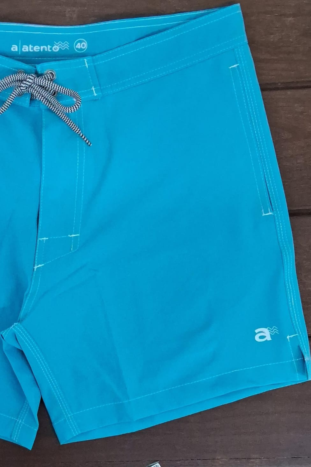 Boardshort Old-school - Azul Turquesa