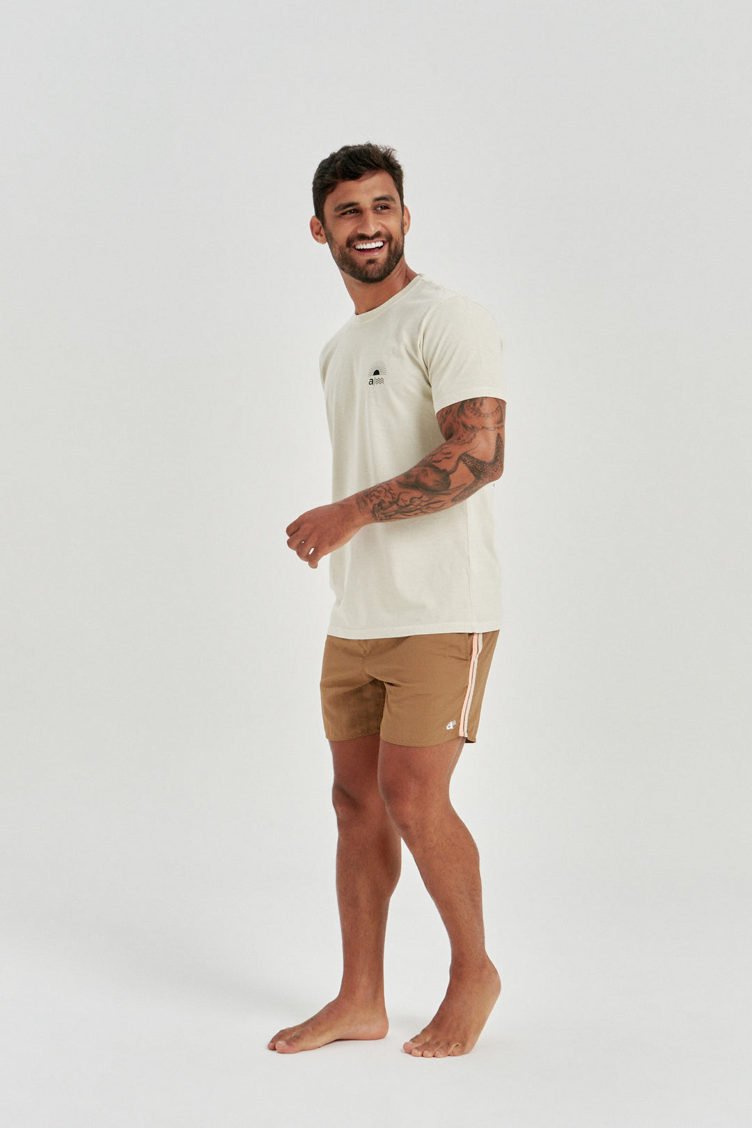 Boardshort Flat Impermeável - Marrom