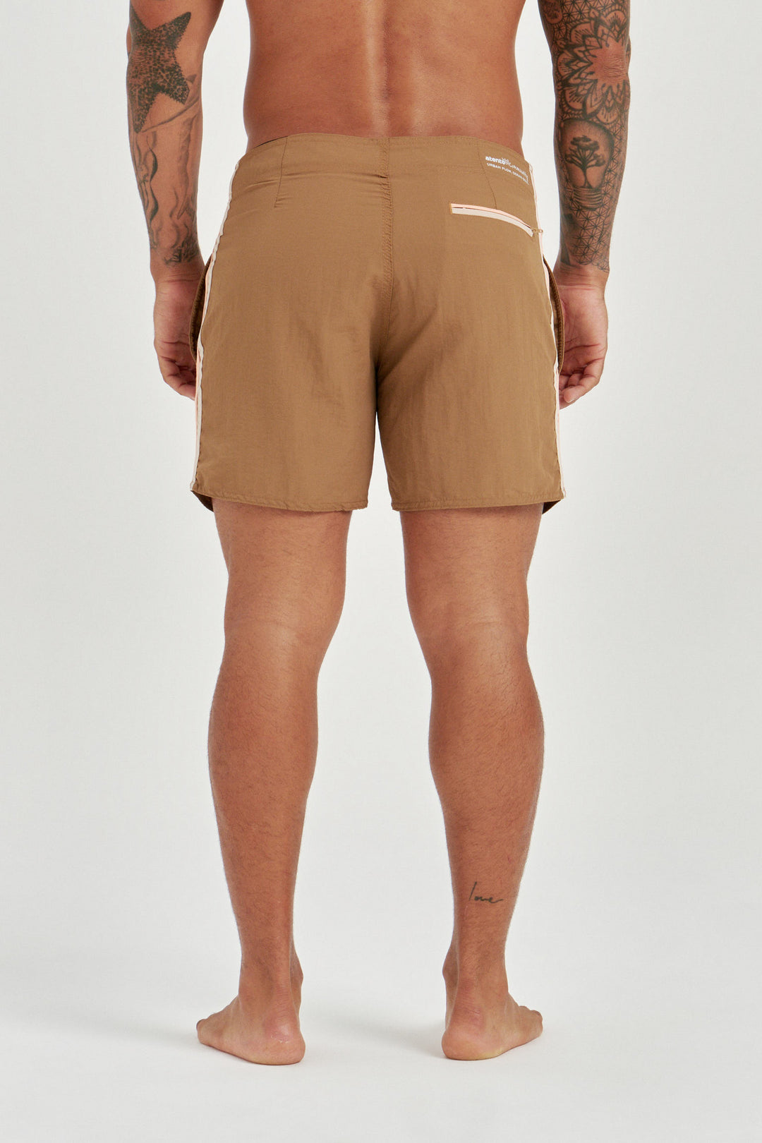 Boardshort Flat Impermeável - Marrom