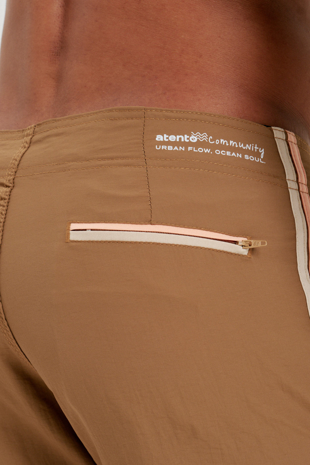 Boardshort Flat Impermeável - Marrom