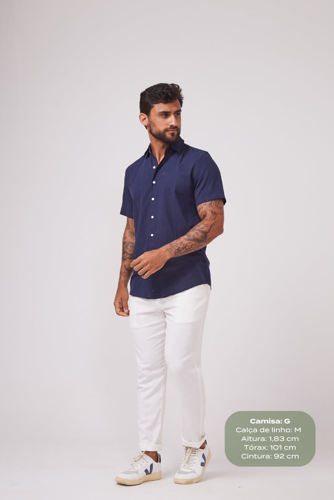 Calça de Linho Simple - Caramelo
