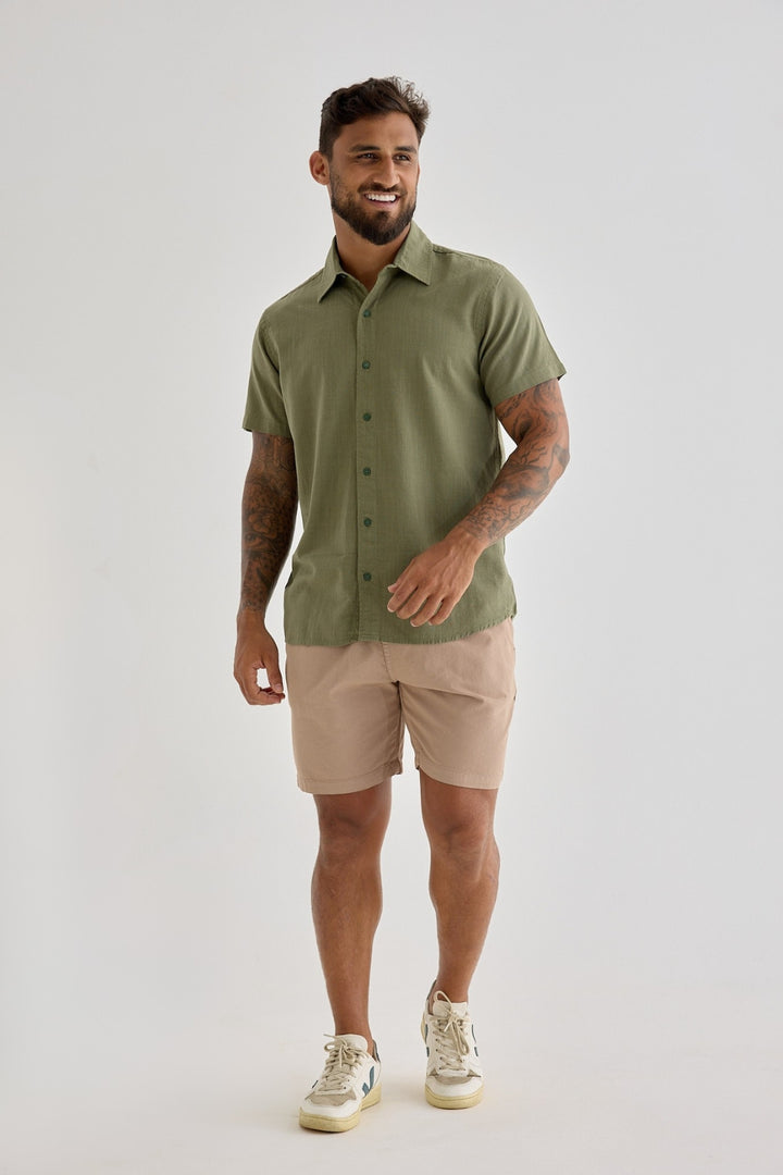 Camisa Cambray - Verde