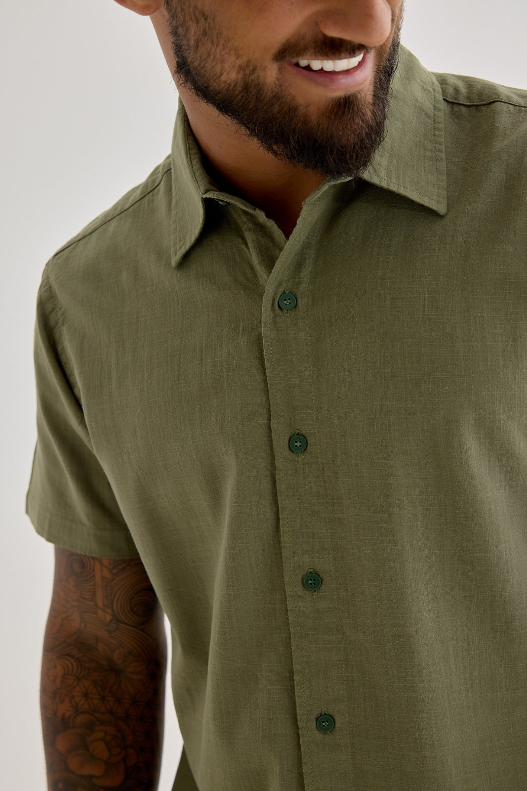 Camisa Cambray - Verde