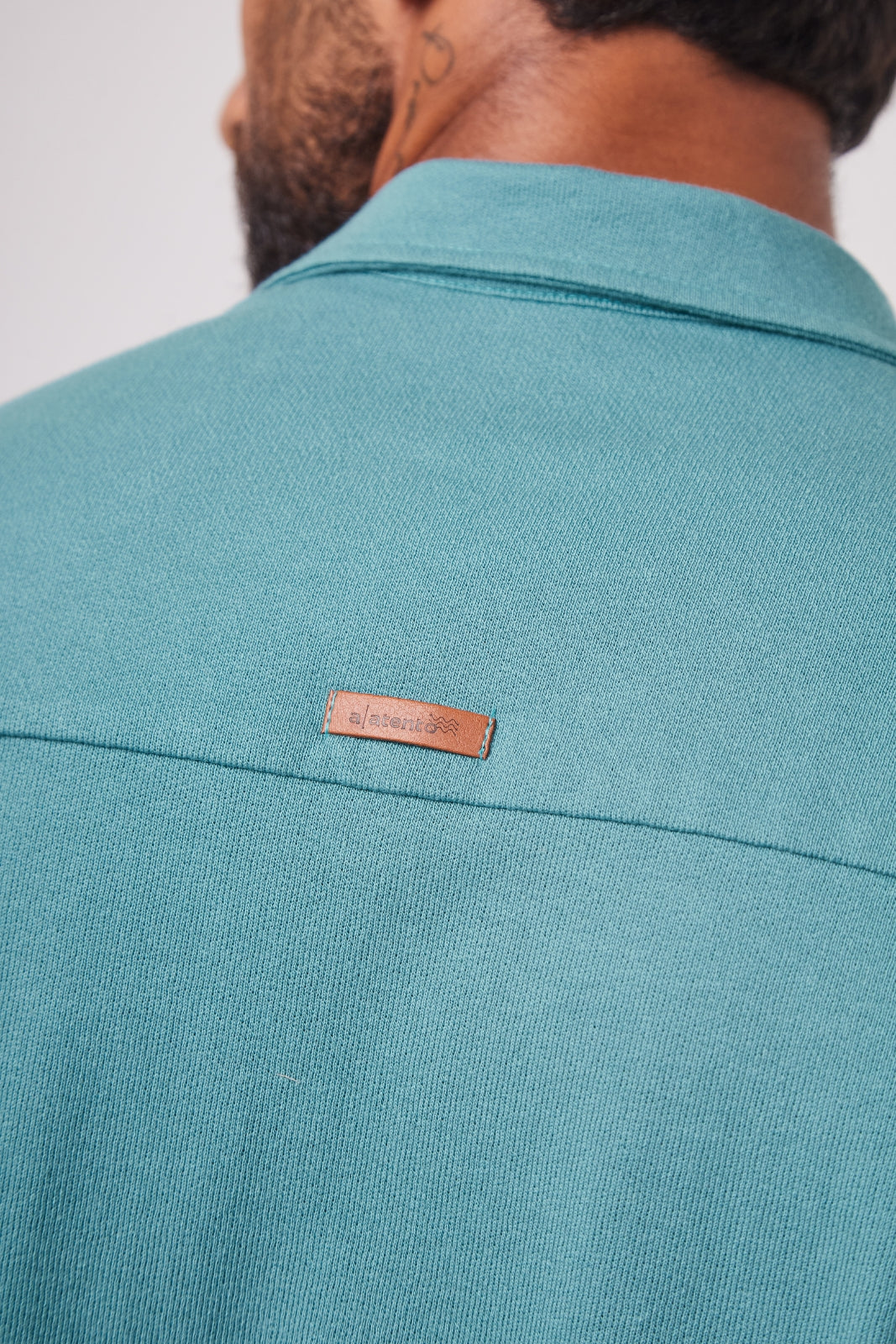 Camisa Blanc Gola Cubana - Verde Água