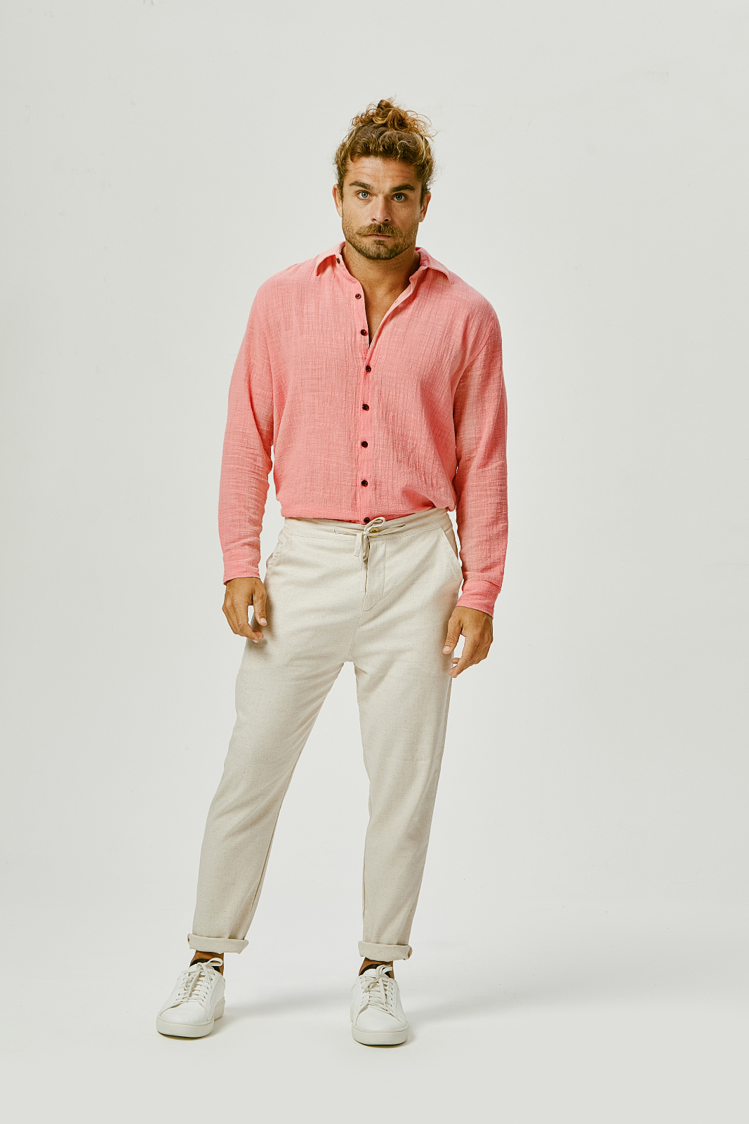 Camisa Mar Manga Longa - Rosa
