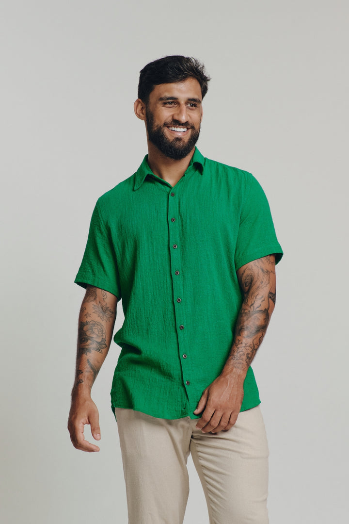 Camisa Mar - Verde Bandeira