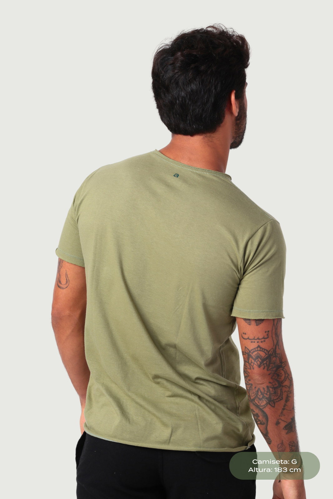 Camiseta de Cânhamo - Corte a Fio - Verde Floresta