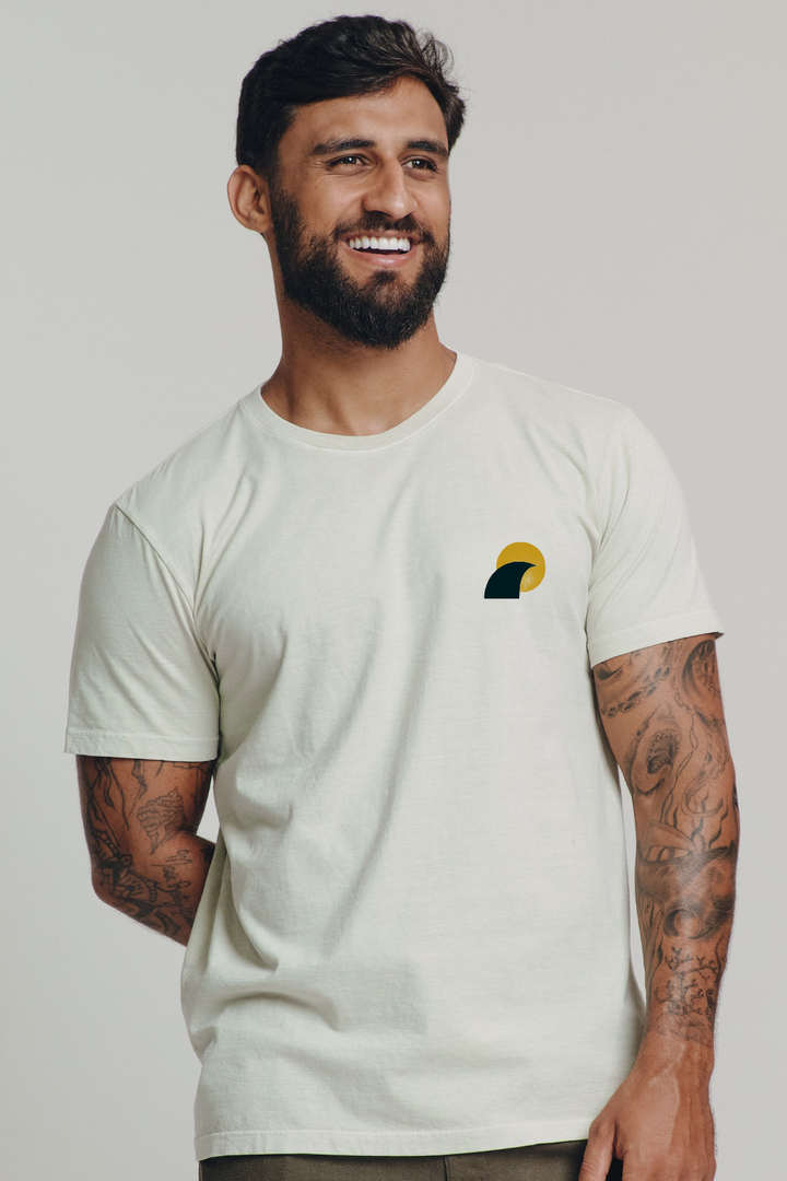 Camiseta Estonada Paradise - Areia