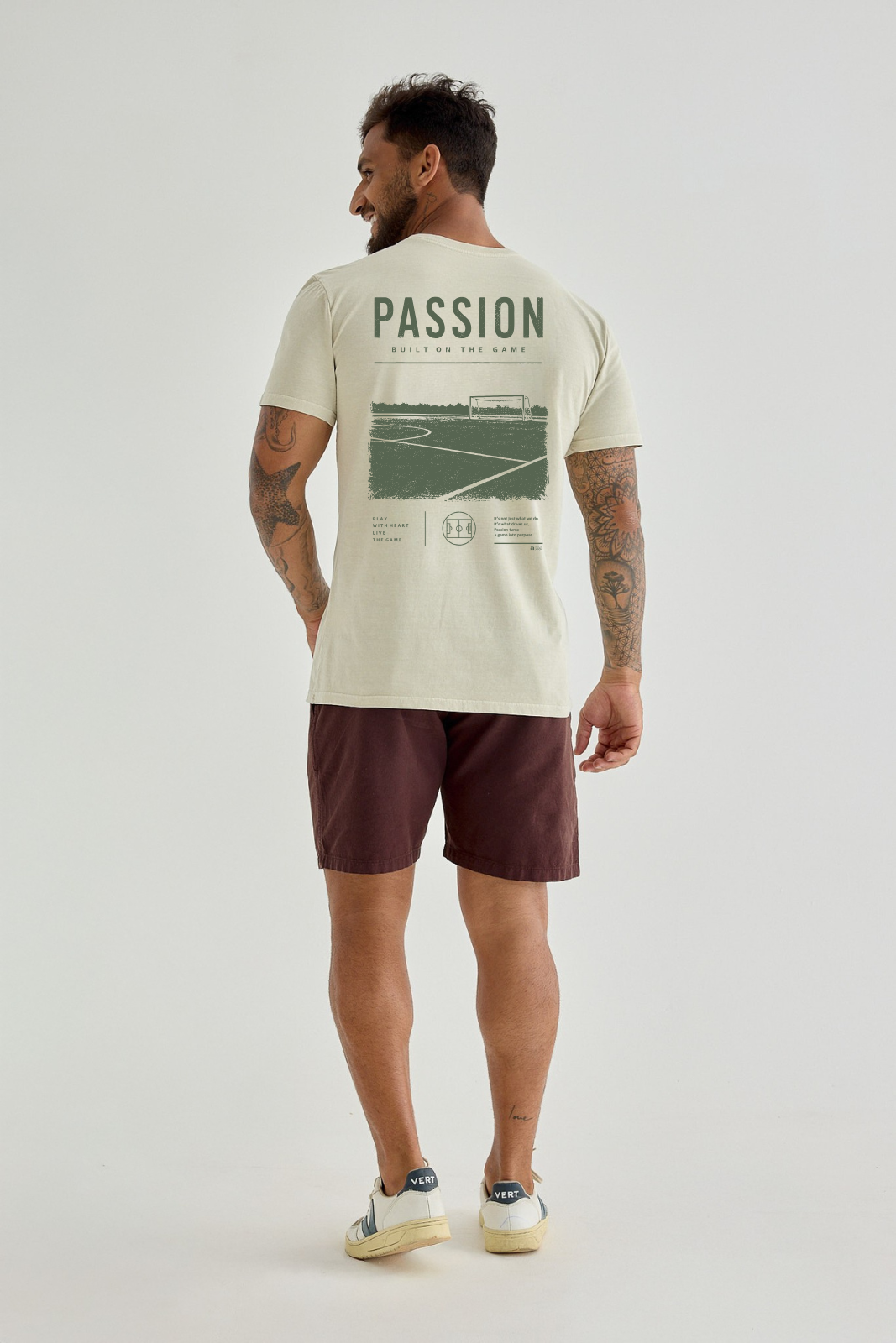Camiseta Estonada Passion - Areia
