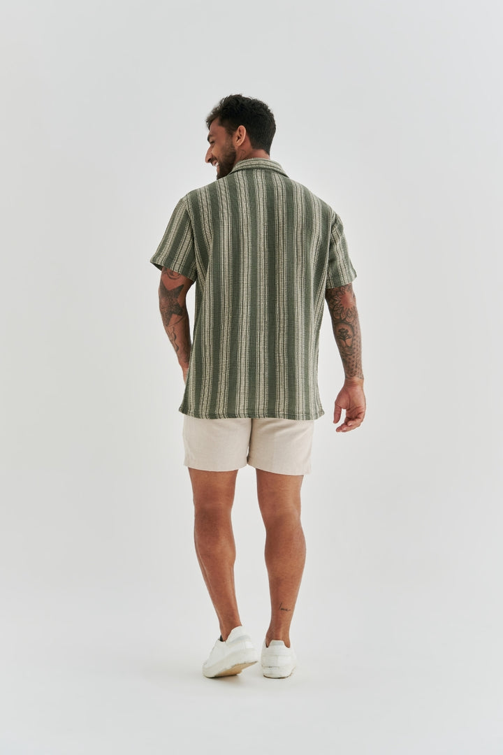 Camisa Texturizada Atlântica - Verde