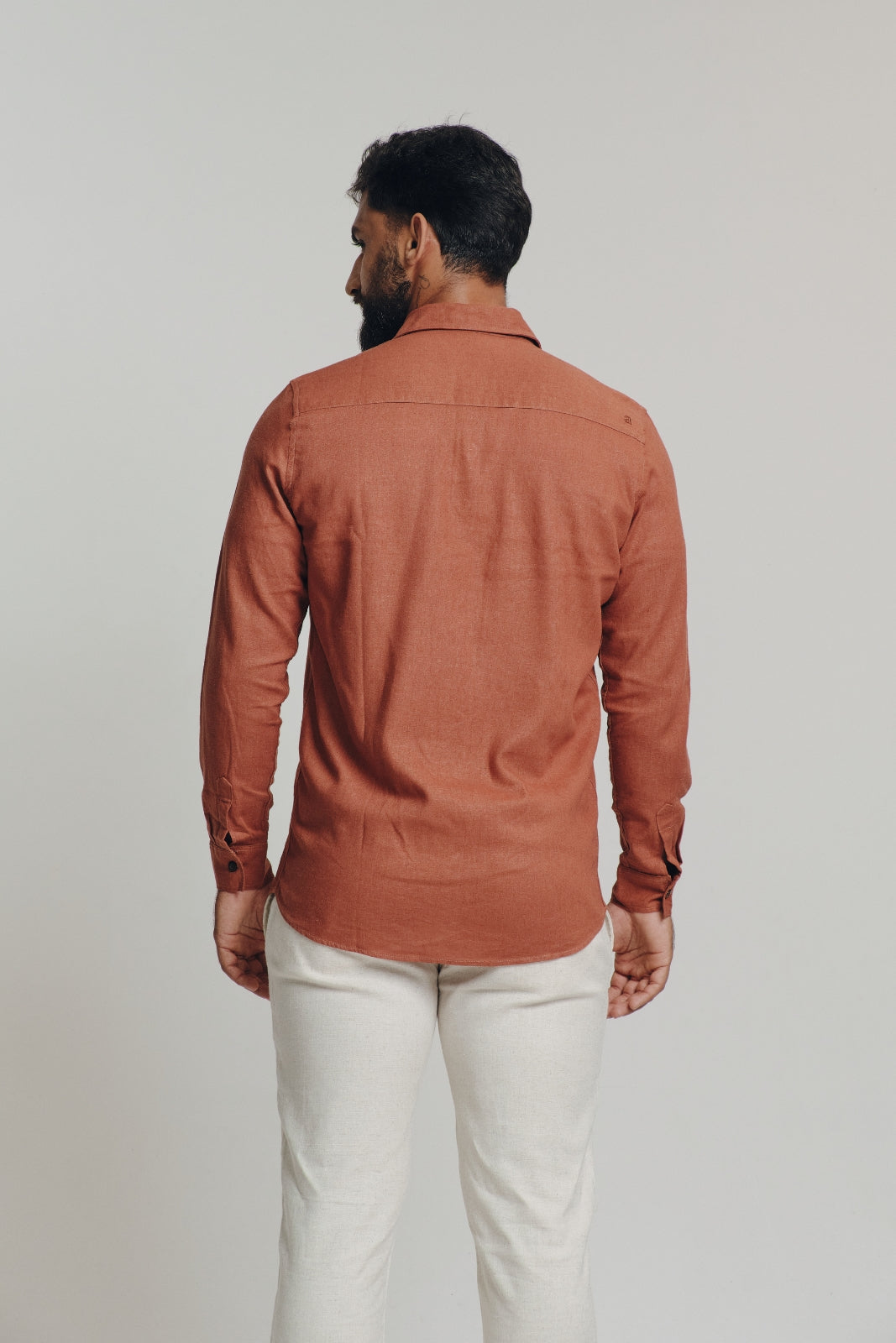 OverShirt de Linho - Marrom