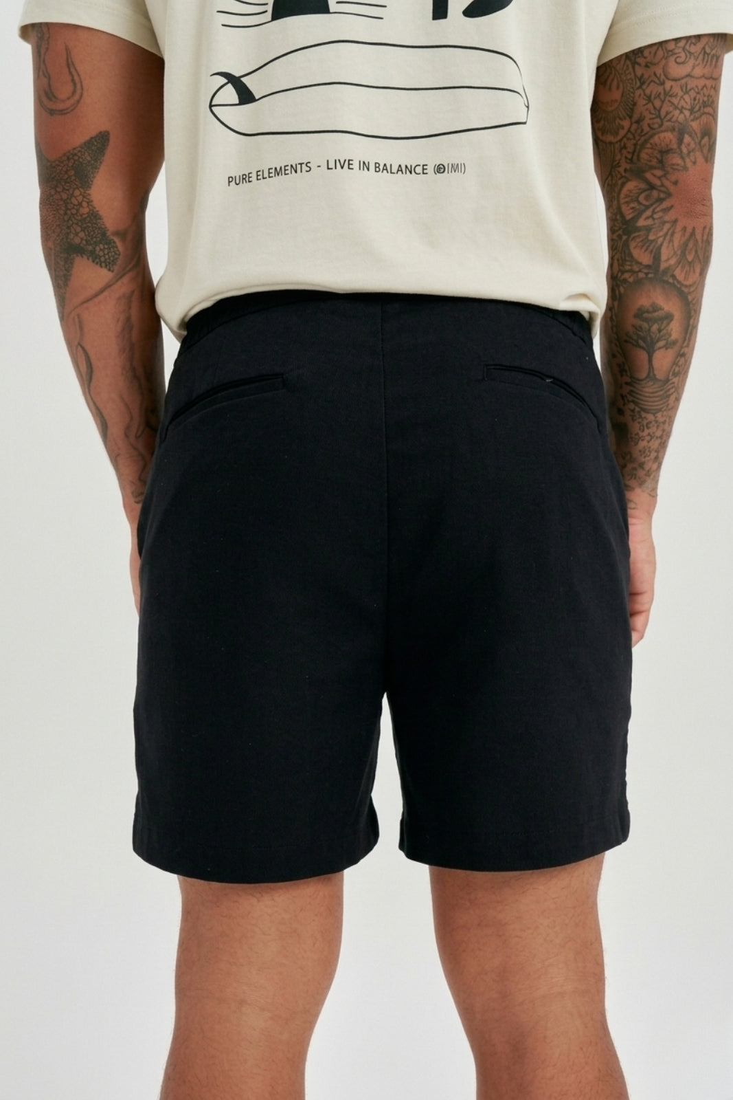 Short de Linho Caraíva - Preta