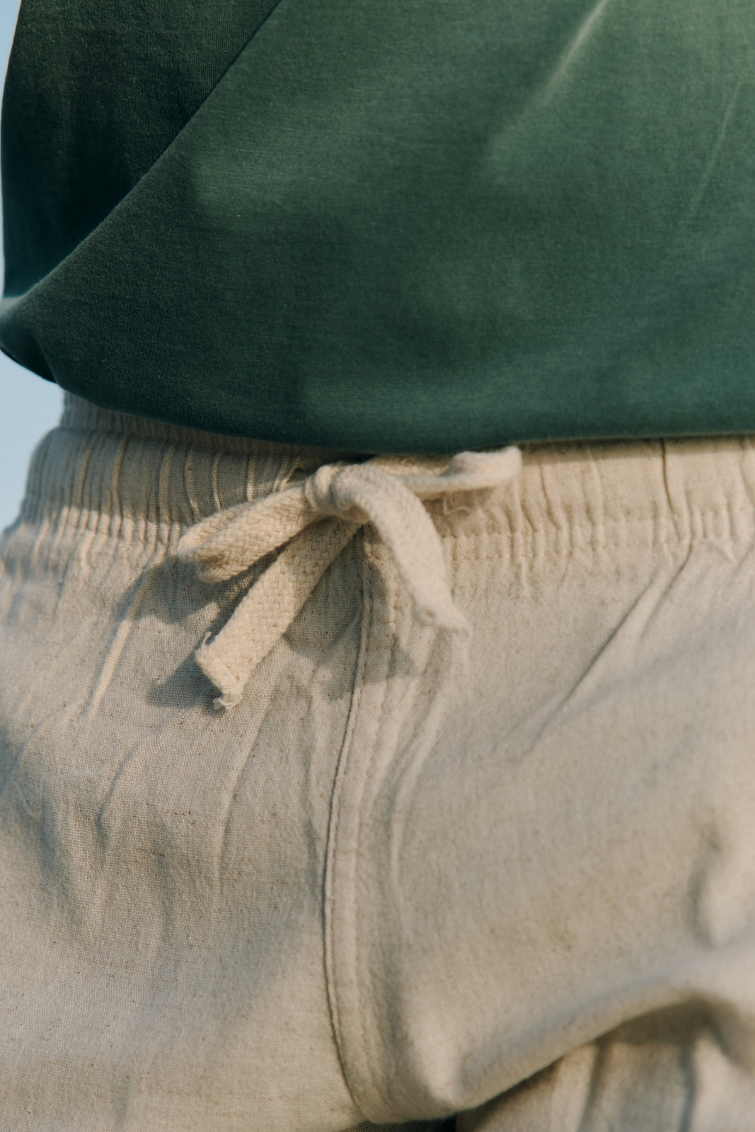 Short de Linho - Natural